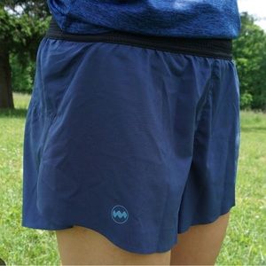 Janji Navy Blue Middle Shorts XS